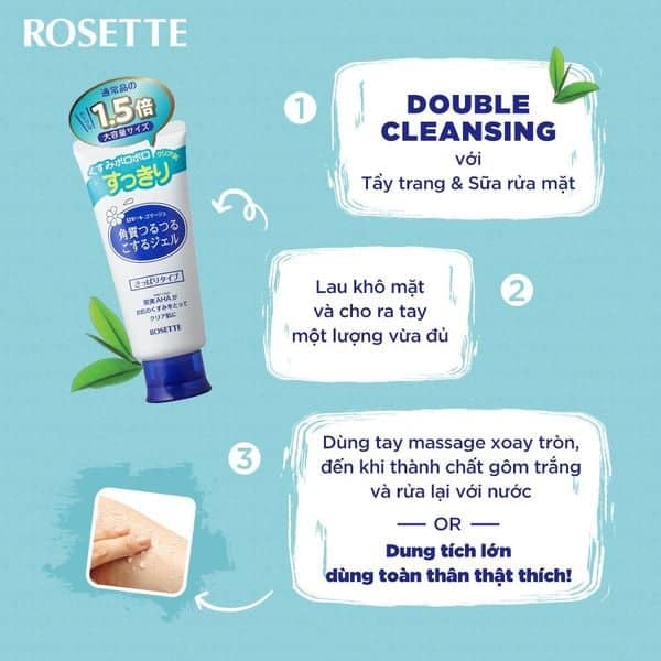 Gel Tẩy Tế Bào Chết Gommage Rosette 180Gr